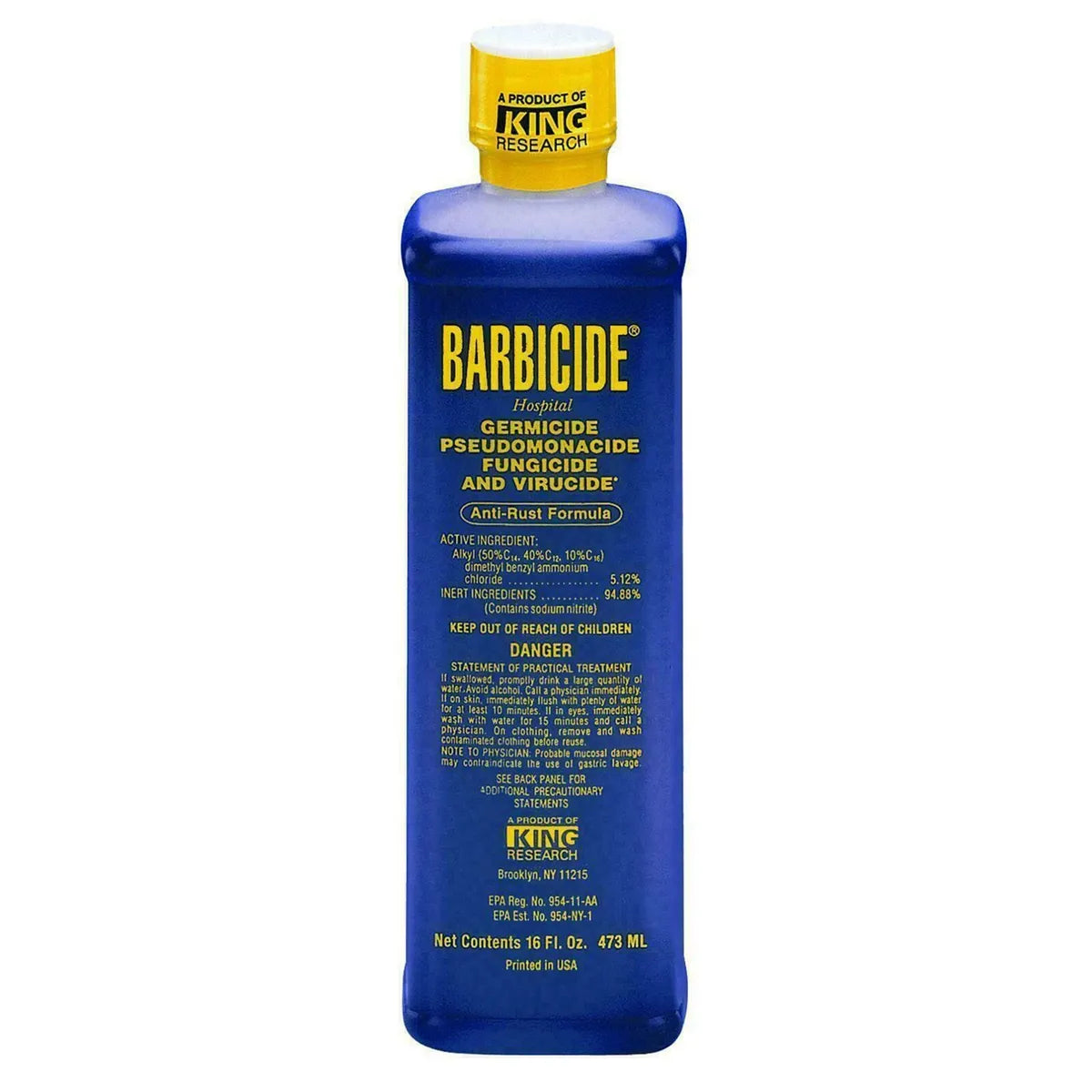 Barbicide Disinfectant Concentrate Solution Anti Rust Formula 473ml | 1.89L