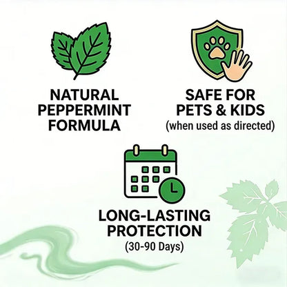 🌿Natural Peppermint Rodent Repellent Balls (12 Pack) 🚫Keep Rats, Mice & Pests Away Safely✅